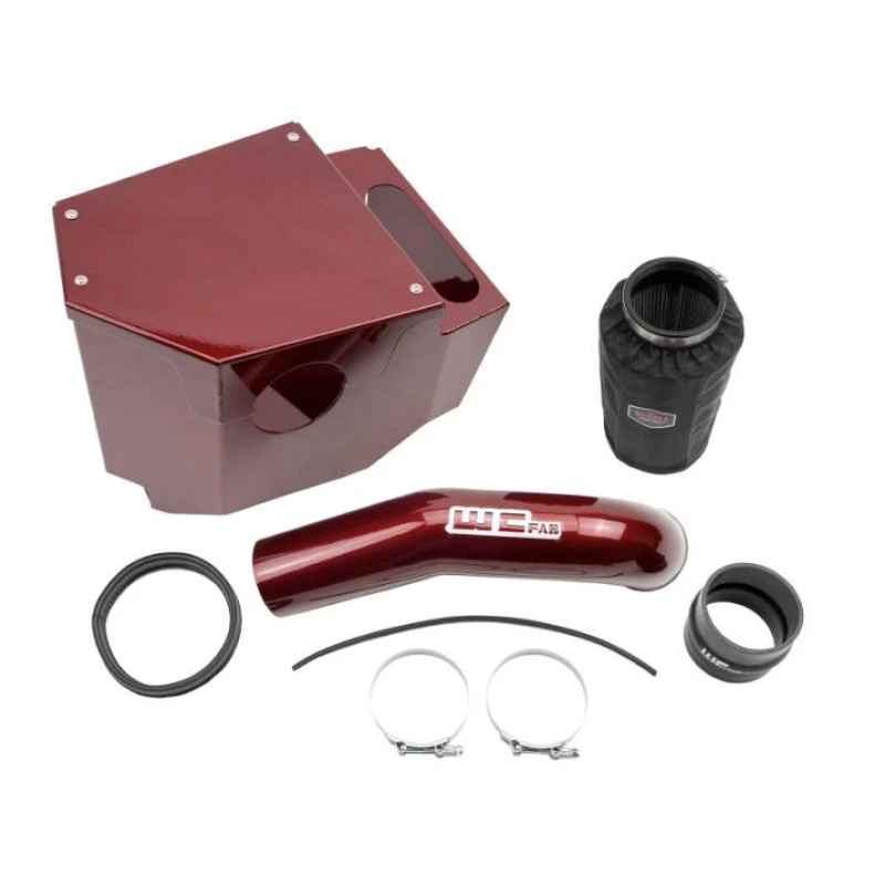 Wehrli 20-21 Chevrolet 6.6L L5P Duramax 4in Intake Kit - Red WCF100702-RED