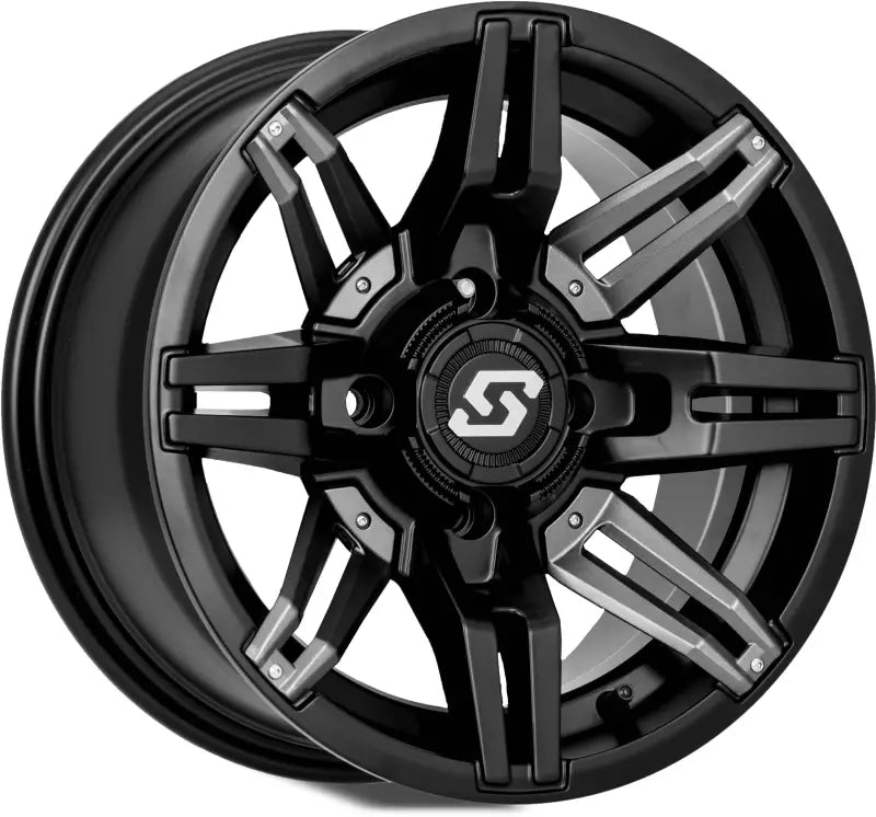 A83B-GY-47011-52S Sedona Rukus Wheel 14X7 4/110 5+2 (+10Mm) Blk/Gunmetal wps-570-1270