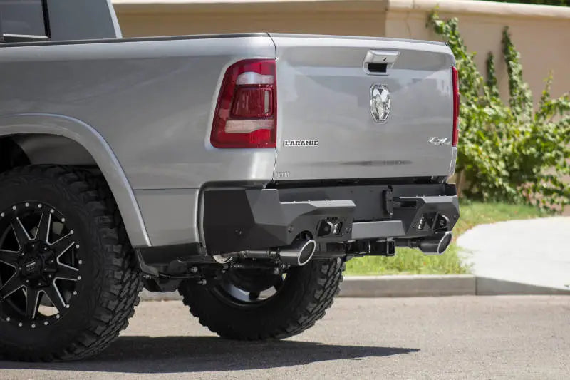 Addictive Desert Designs 2019 Ram 1500 Hammer Stealth Fighter Rear Bumper w/ 6 Sensor Cutouts addr551281280103