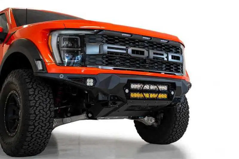 Addictive Desert Designs 2021+ Ford Raptor Bomber Front Bumper w/ Dual 20IN LED Mounts f210012140103