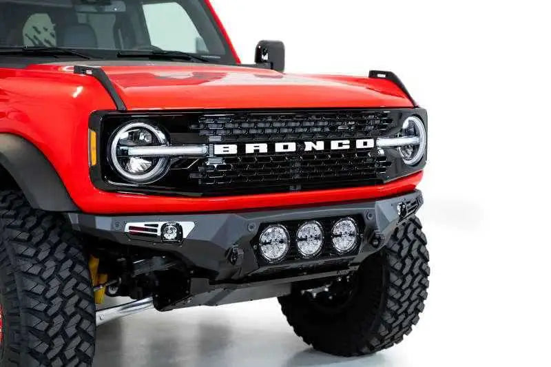 Addictive Desert Designs 21-22 Ford Bronco Bomber Front Bumper (w/ 3 Rigid 360 Mounts) f230194130103
