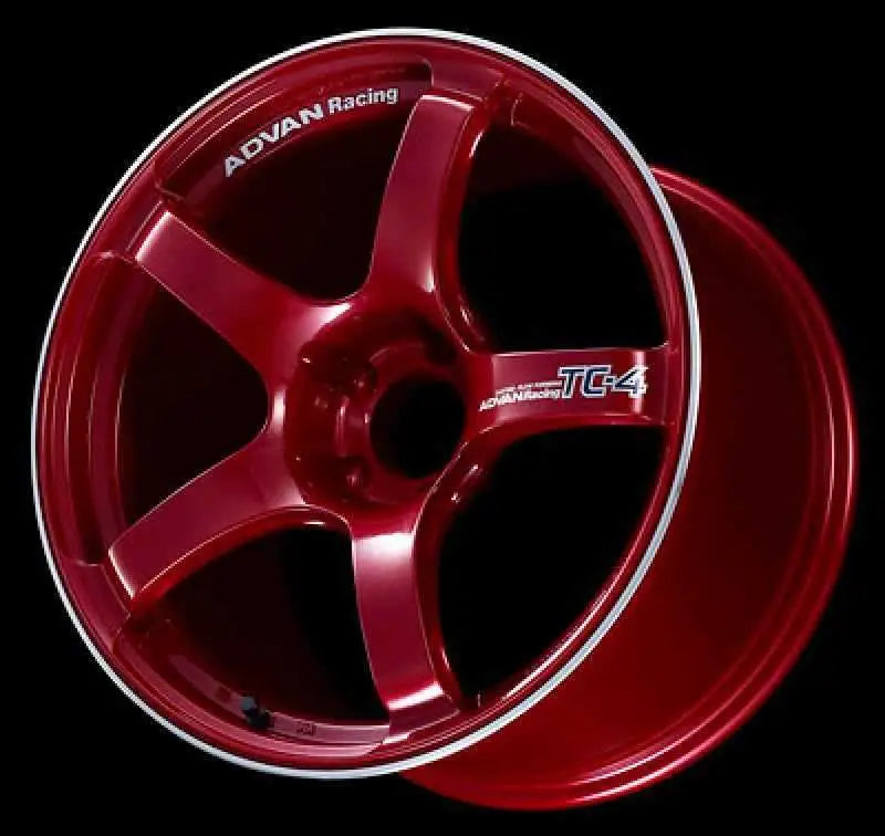 Advan TC4 18x9.5 +38 5-120 Racing Candy Red Wheel *Min Order Qty of 20* yad8j38wr
