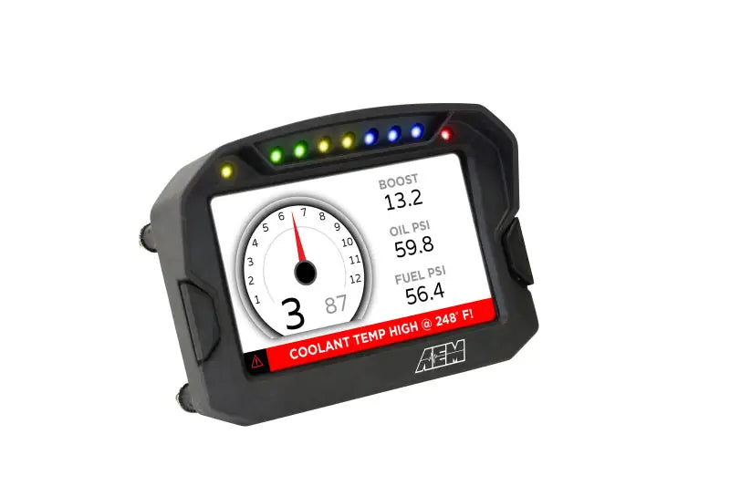 AEM CD-5LG Carbon Logging Digital Dash Display w/ Internal 10Hz GPS & Antenna aem30-5603