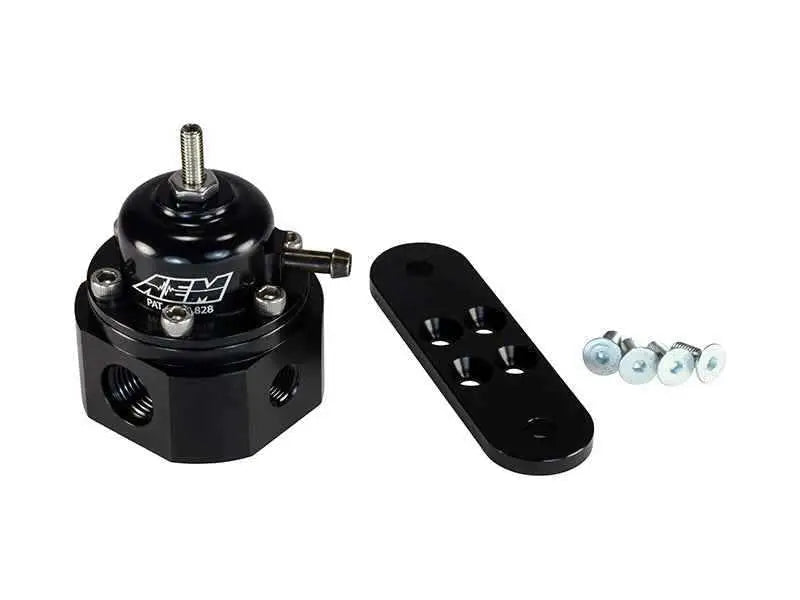 AEM Universal Black Adjustable Fuel Pressure Regulator 25-302bk