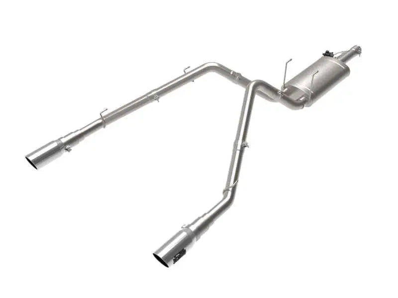 aFe 09-18 Ram 1500 V8 5.7L Hemi Gemini XV 3in 304 SS Cat-Back Exhaust w/ Polished Tips 49-32083-p