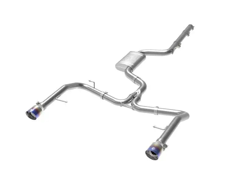 afe 19-21 VW Jetta GLI L4-2.0L (t) MACH Force-Xp 3in to 2-1/2in SS Cat-Back Exhaust System -Polished 49-36432-l