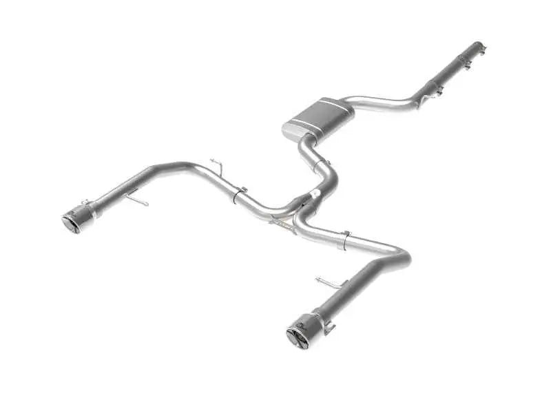 afe 19-21 VW Jetta GLI (MKVII) L4-2.0L (t) MACH Force-Xp 304 SS Cat-Back Exhaust System Polished Tip 49-36432-p