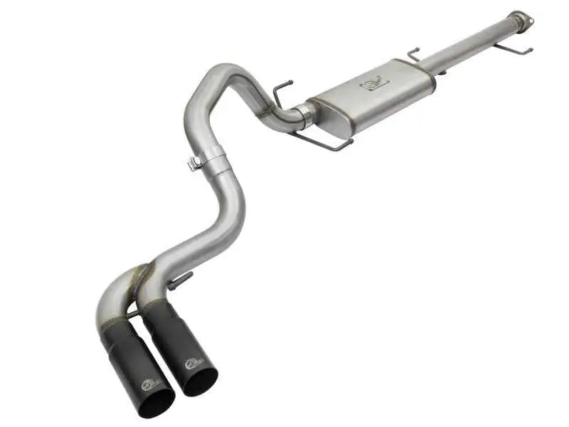 aFe Rebel Series 3in Stainless Steel Cat-Back Exhaust System w/Black Tips 07-14 Toyota FJ Cruiser 49-46030-b