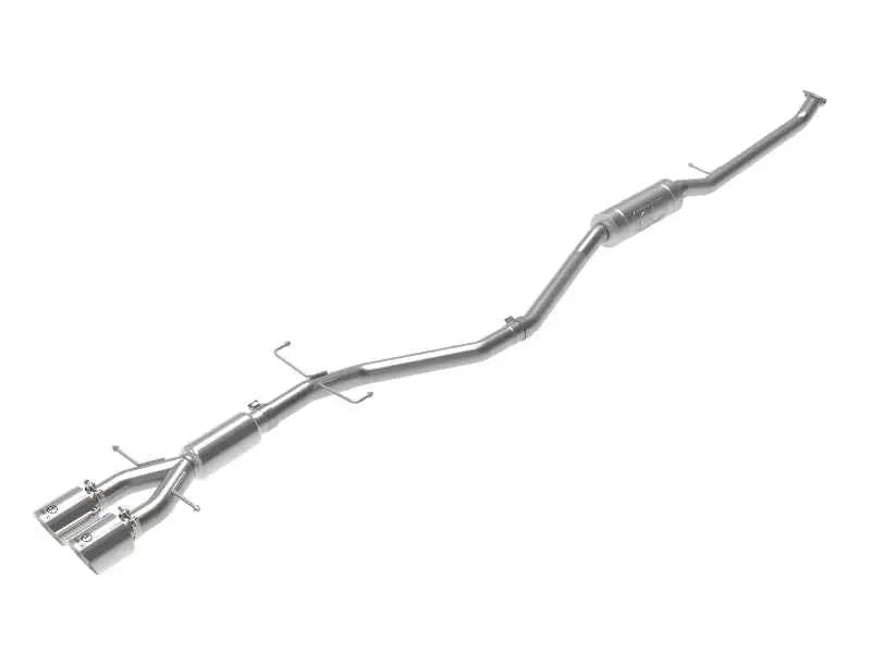 aFe Takeda 2.5in 304SS Cat-Back Exhaust System w/ Polished Tips 17-20 Honda Civic Si Sedan I4 1.5L 49-36619-p