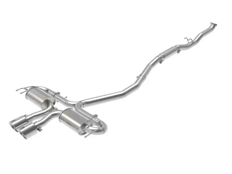 aFe Takeda 3in 304 SS Cat-Back Exhaust System w/Polished Tips 17-21 Honda Civic Sport L4-1.5L (t) 49-36624-p