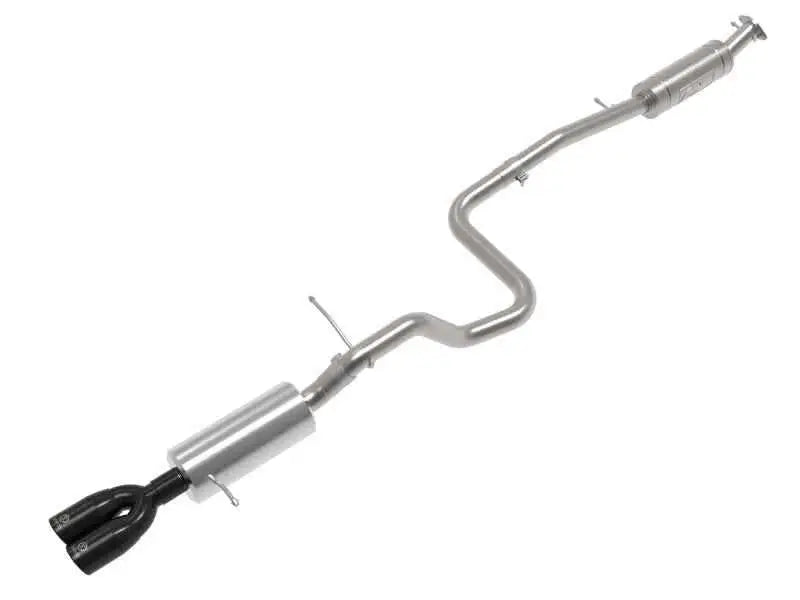 aFe Takeda Series 2 1/2in 304 SS Cat-Back 14-19 Ford Fiesta L4-1.6L (t) w/Black Tip 49-33140-b