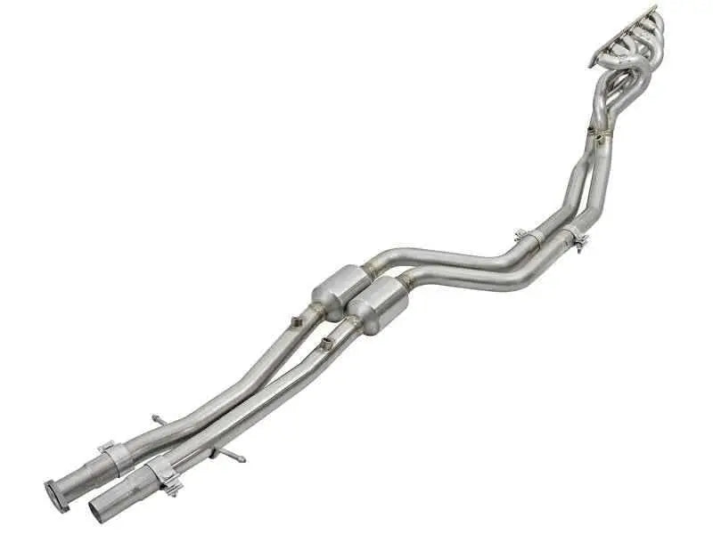 aFe Twisted Steel Long Tube Headers w/ Mid Pipes (Street) 96-99 BMW M3 L6-3.2L S52 48-36316-yc