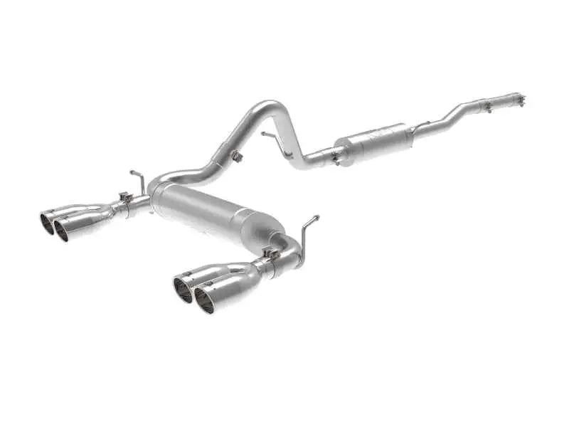aFe Vulcan Series 2.5in 304SS Cat-Back Exhaust 07-18 Jeep Wrangler (JK) V6-3.6/3.8L w/ Polished Tips 49-38087-p