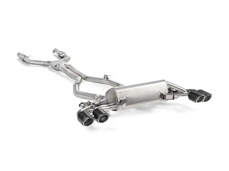 Akrapovic 17-19 Alfa Romeo Giulia Quadrifoglio Evolution Link Pipe Set (Titanium) e-ar-t-1