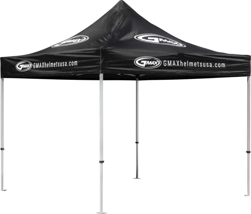 Aluminum Canopy W/Gmax Top Black 10' X 10' wps-72-9976