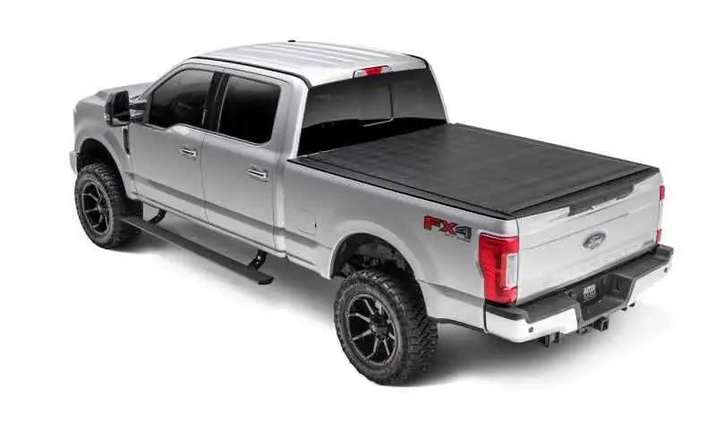 AMP Research 2022 Ford F-250/350/450 All Cabs PowerStep Plug N Play - Black (Incl OEM Illumination) 76242-01a