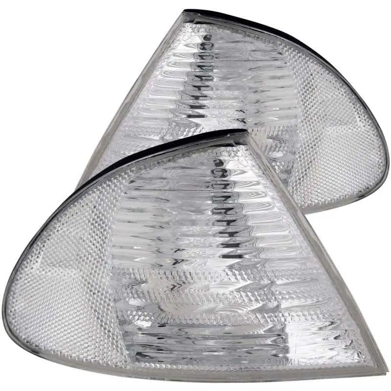ANZO Corner Lights 1999-2001 BMW 3 Series E46 Euro Corner Lights Chrome 521006