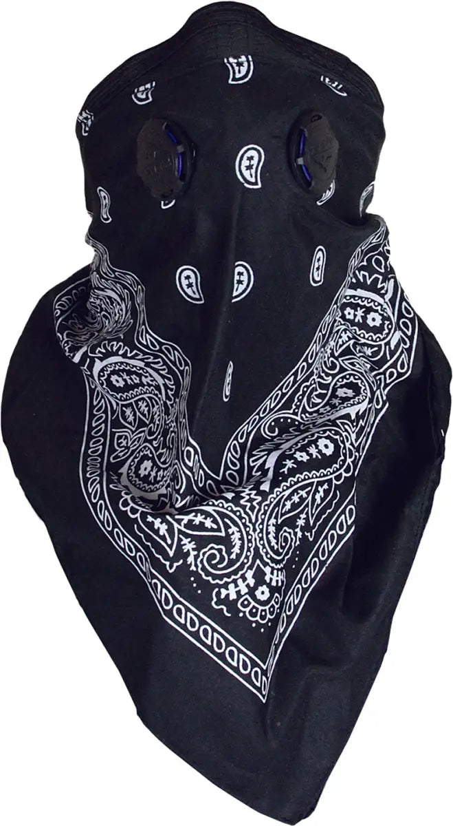 BDMBLK Dust Mask Bandanna Black wps-45-2694