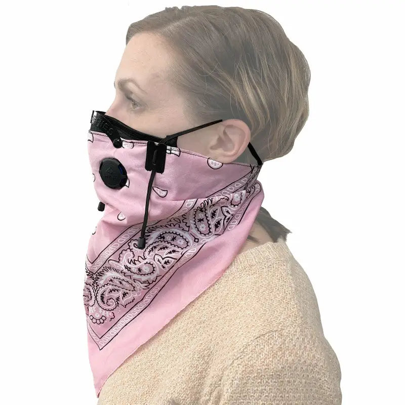 BDMPNK Dust Mask Bandanna Pink wps-45-2695