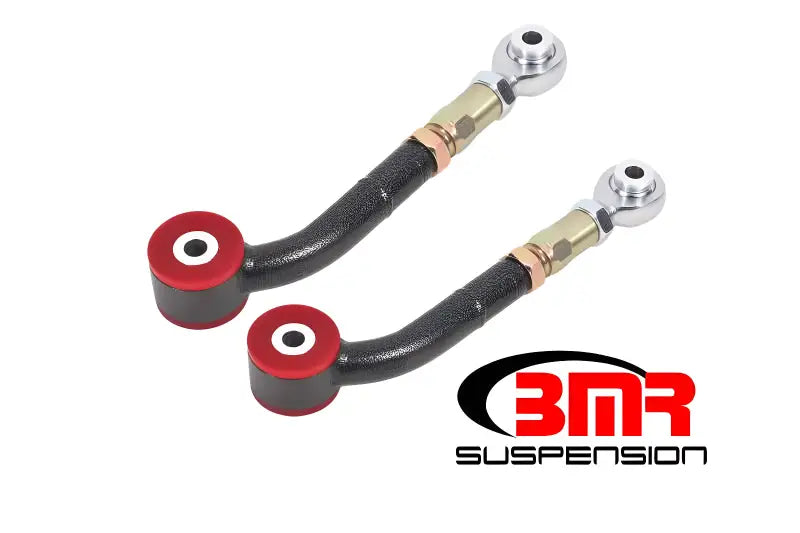 BMR 08-17 Challenger Upper Trailing Arms w/ On-Car Adj. Poly/Rod Ends - Black Hammertone uta112h