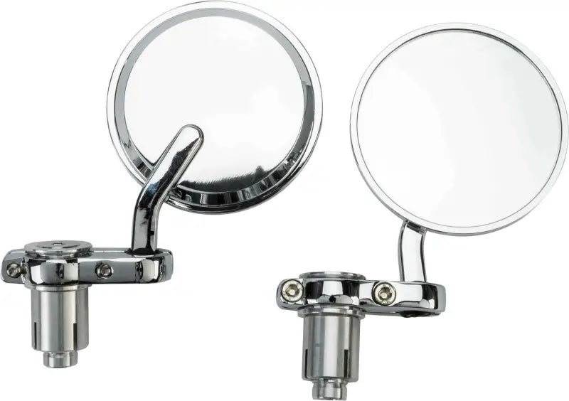 Cafe Style Bar End Mirrors/Pr Chrome wps-820-52392