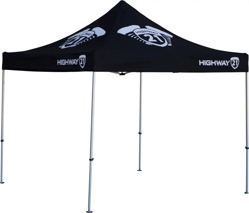 CAN10X10A-CUSTOMH21 Aluminum Canopy Black 10'x10' wps-489-9903