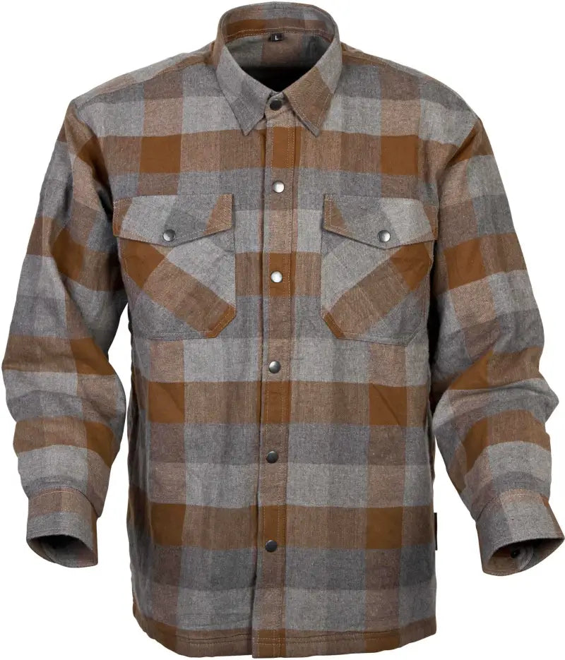 Covert Moto Flannel Tan/Brown 2x wps-75-55022x