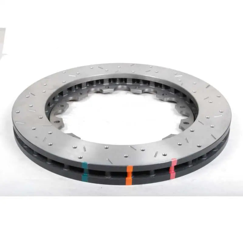 DBA 09+ Nissan GTR R-35 Front Drilled & Slotted 5000 Series Brembo Only Replacement Disc (No hardwar 52322-1xs