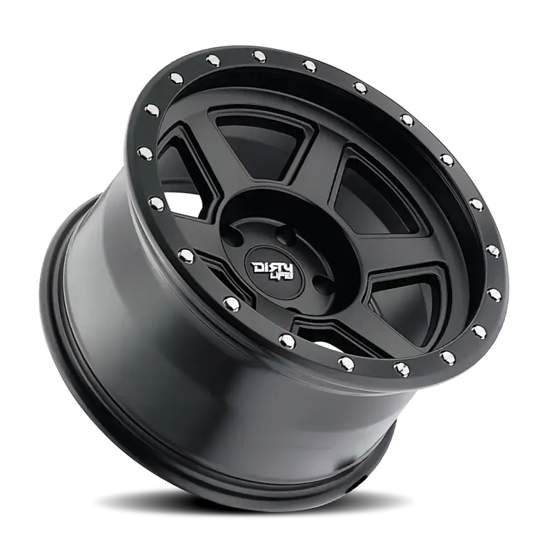 Dirty Life 9315 Compound 17x9 / 5x127 BP / -38mm Offset / 78.1mm Hub Matte Black Wheel dlw9315-7973mb38