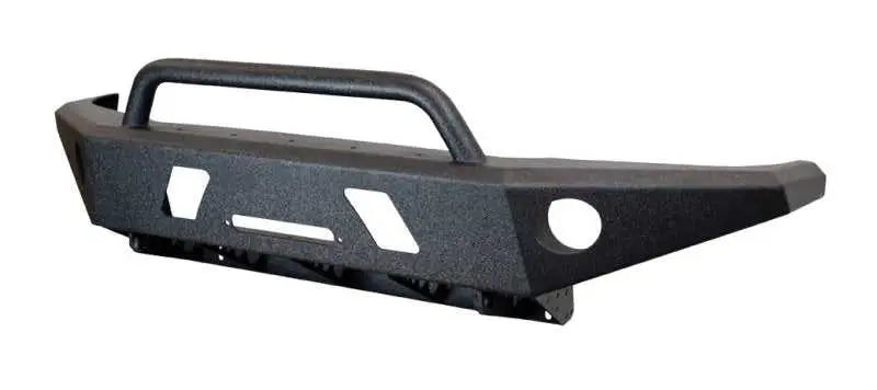 DV8 Offroad 05-15 Toyota Tacoma Front Bumper Winch Ready - Black Powdercoat FBTT1-01