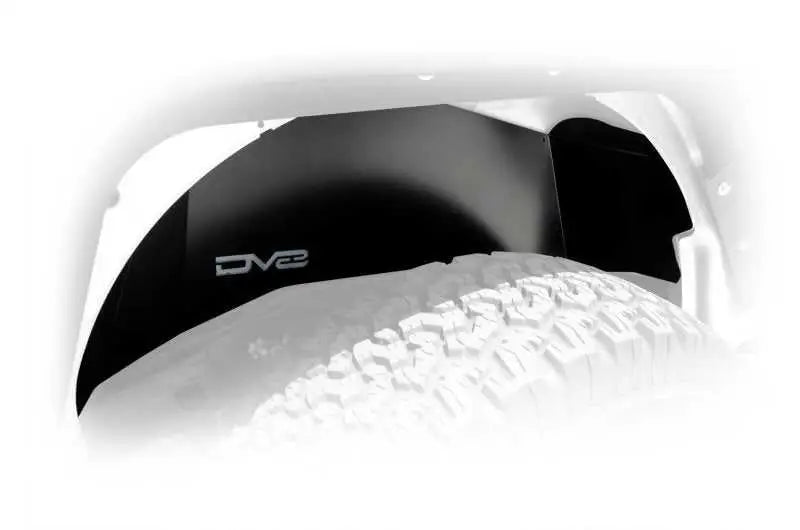 DV8 Offroad 07-18 Jeep Wrangler JK Rear Aluminum Inner Fender - Black infend-01rb