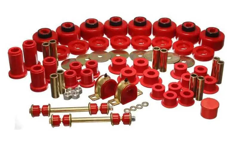 Energy Suspension 01-06 Chevy Silverado 4WD Red Hyper-flex Master Bushing Set 3-18128r