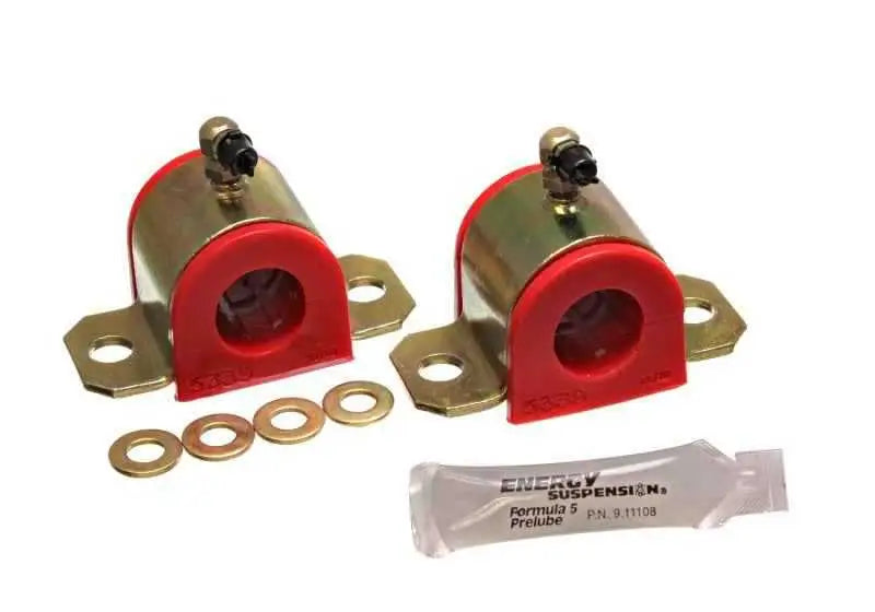 Energy Suspension 03-06 Toyota Corolla/Matrix Red 24mm Front Sway Bar Bushing Set (Greaseable Frame 8-5128r