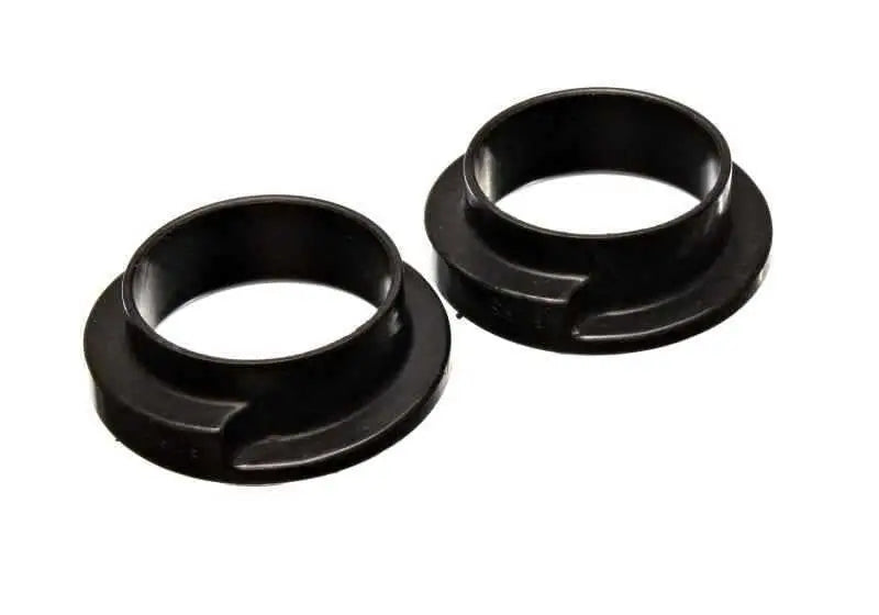 Energy Suspension Universal 2-3/16in ID 3in OD 1in H Black Coil Spring Isolators (2 per set) 9-6115g