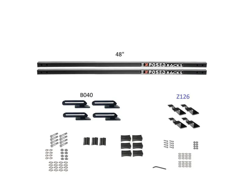 Exposed Rack 8-00-9673-BK Roof Rack Kit EXR8009673BK