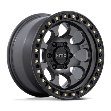 Ford Bronco Riot SBL Wheel Anthracite W Satin Black Lip by KMC