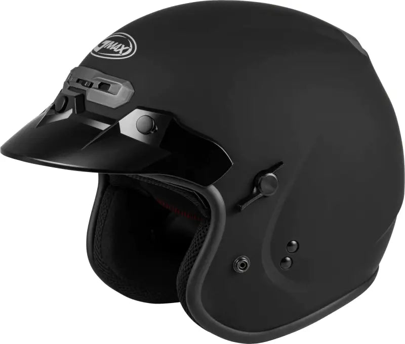 Gm 32 Open Face Helmet Matte Black Md wps-72-4921m