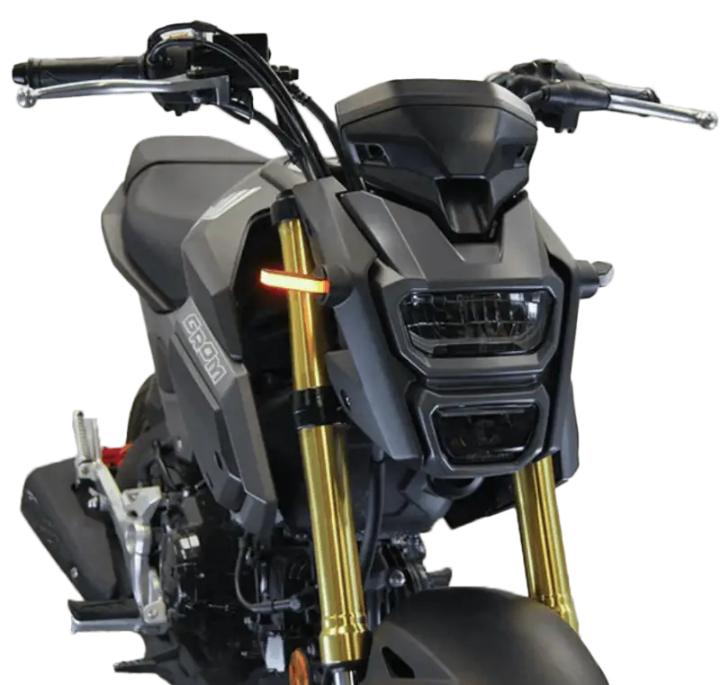 GROM-FB New Rage Cycles Front Led Turn Signals Hon wps-565-0196