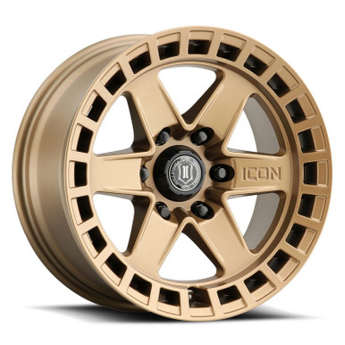 Ford Bronco / Bronco Sport 17x8.50 Raider Satin Brass by Icon Vehicle Dynamics