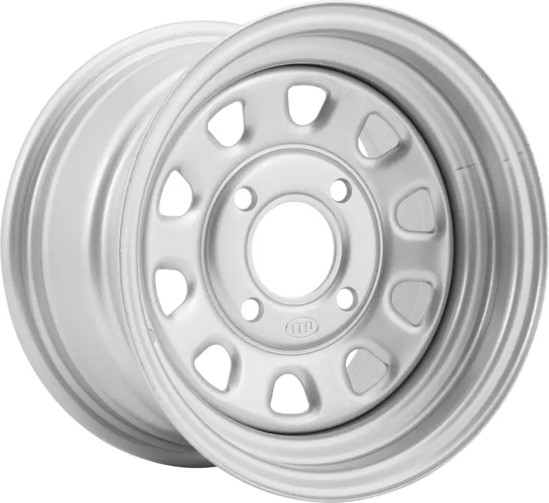 Itp 1225565032 Delta Steel Wheel Silver 12X7 3+4 4/137 Rear wps-57-9237