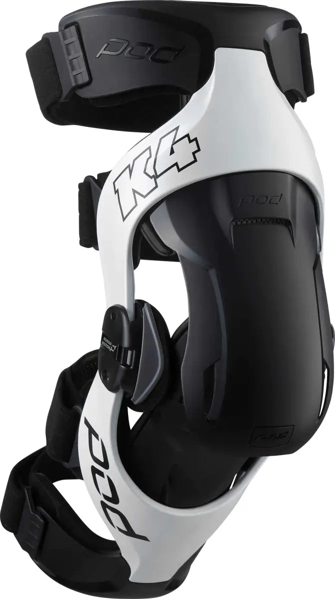 K4 V2.0 Knee Brace (Lt) White/Black Xs/Sm wps-664-0444s