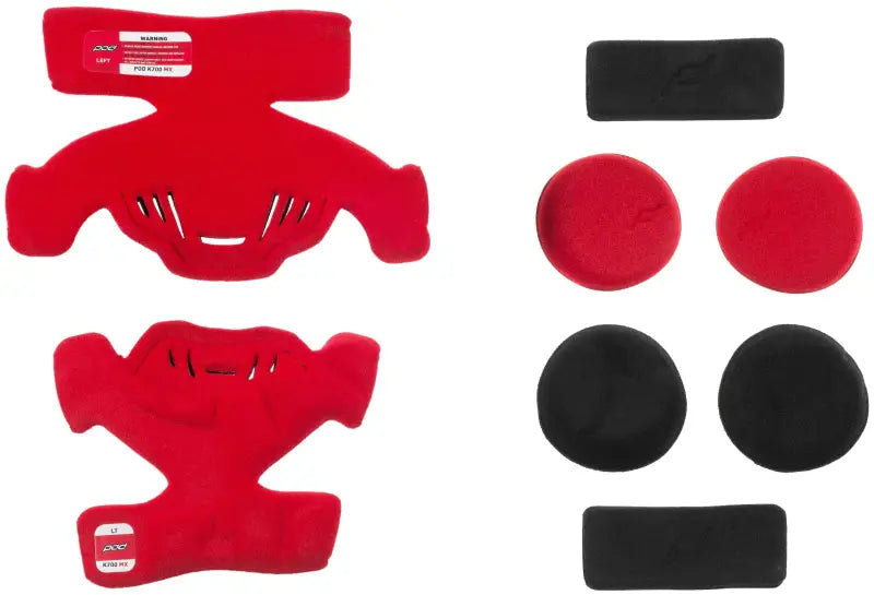 K700 Knee Brace Pad Set Red (Left) wps-664-0539
