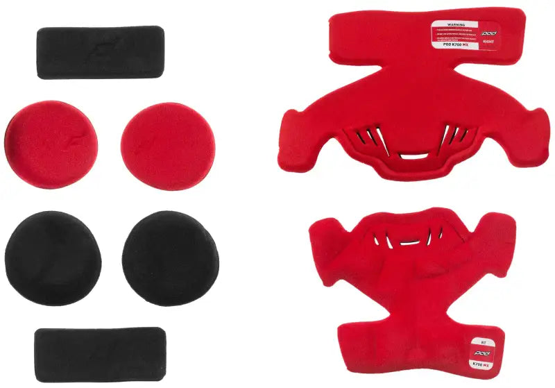 K700 Knee Brace Pad Set Red (Right) wps-664-0540