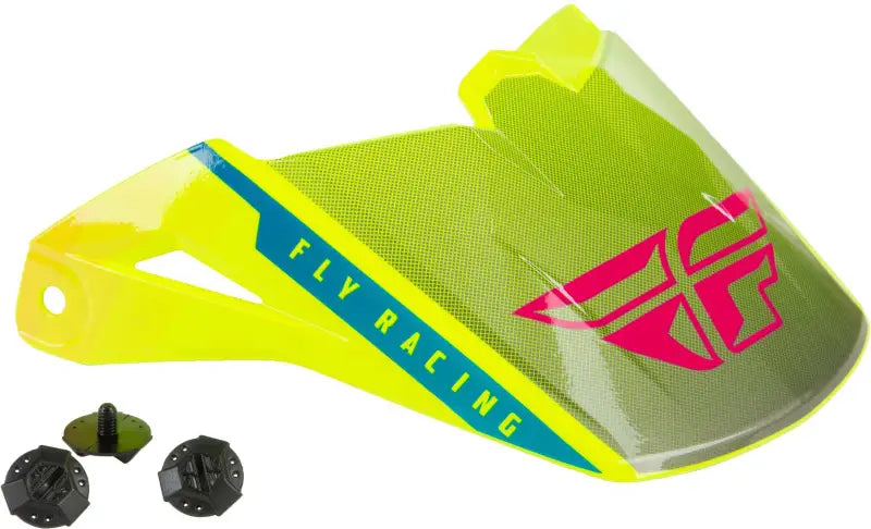 Kinetic Drift Helmet Visor Blue/Hi Vis/Charcoal wps-73-88203