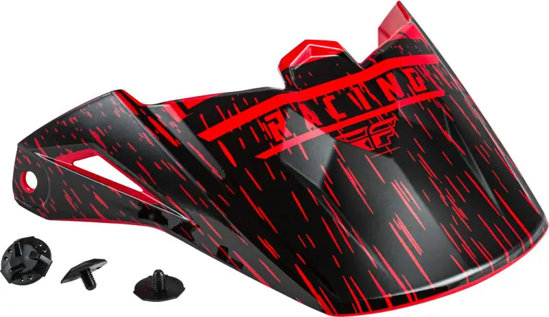 Kinetic K120 Helmet Visor Red/Black wps-73-88172