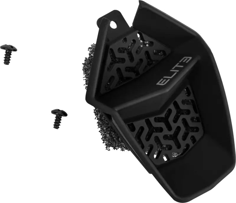 Kinetic Solid Helmet Mouthpiec Matte Black wps-73-88150