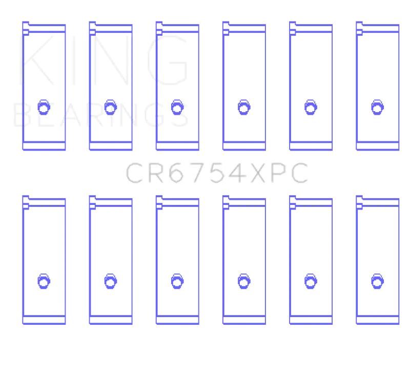 King Toyota2JZGE/2JZGTE 3.0L (Size STD) pMaxKote Performance Rod Bearing Set kingcr6754xpc