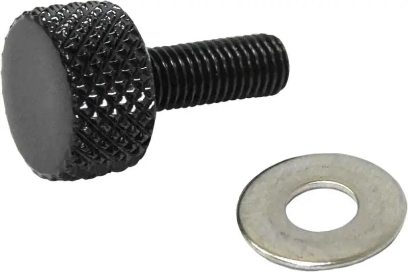 Knurled Seat Knob 1/4 28 Black wps-820-57007