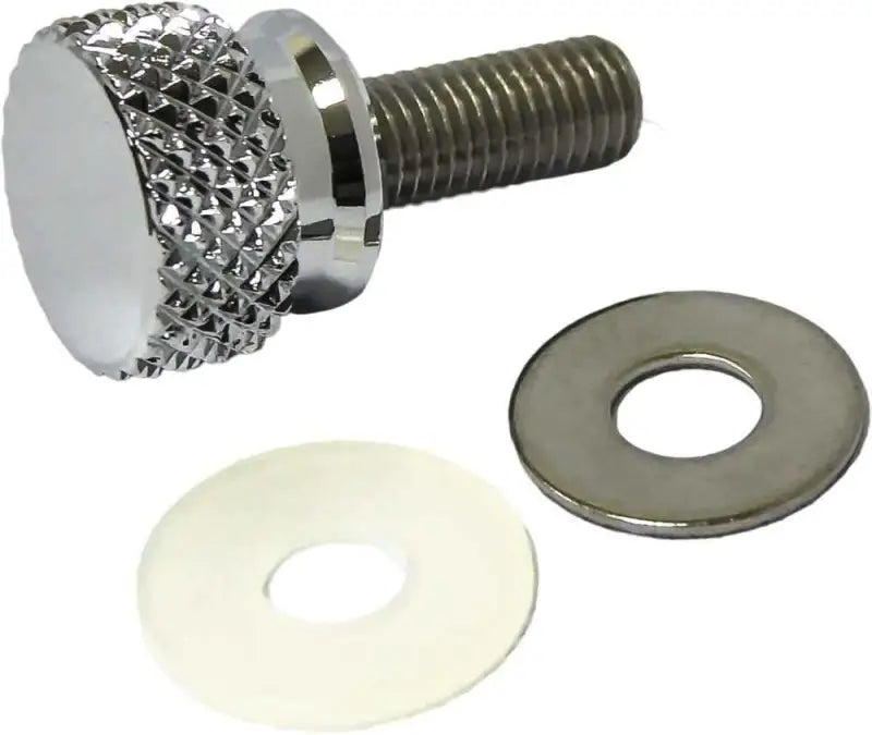 Knurled Seat Knob 1/4 28 Stepped Chrome wps-820-57008