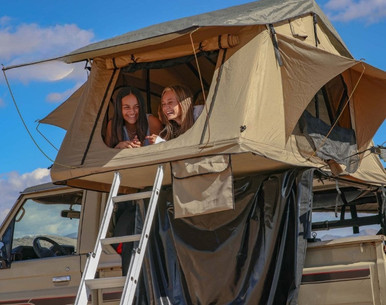 Ford Bronco / Bronco Sport TMBK 3 Person Roof Top Tent with Green Rain Fly by Overland Vehicle Systems